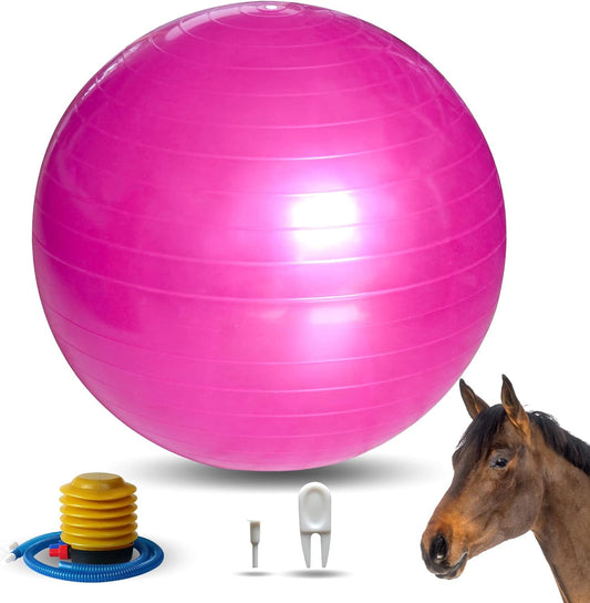17 Inch Horse Play Balls Anti-Burst Herding Ball for Horse Mega Equine Ball for Play Training Horses Soccer Balls