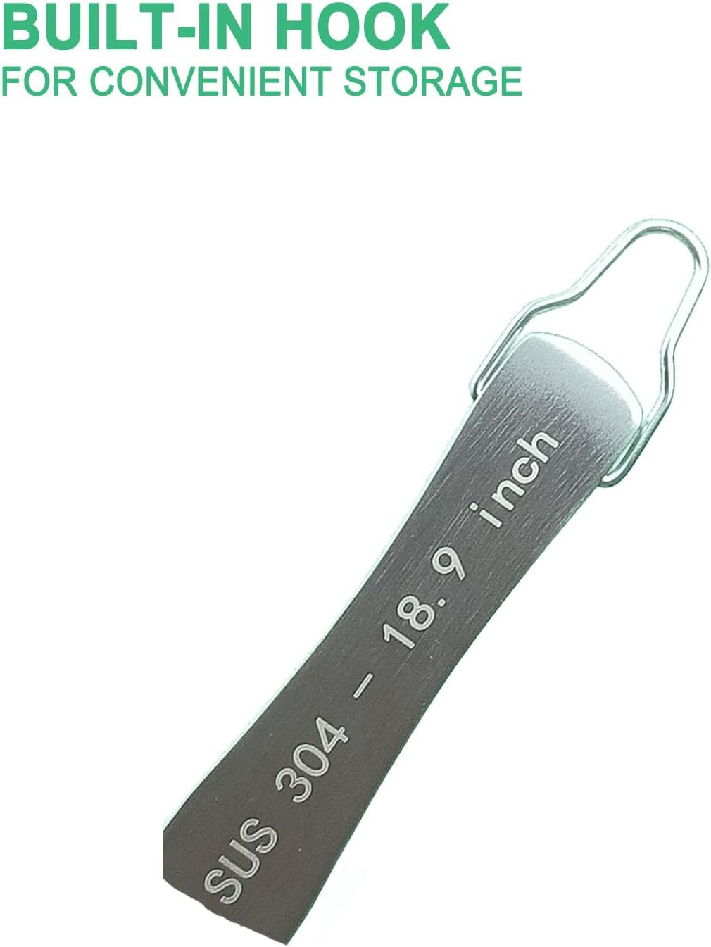 18.9 inch Aquarium Tweezers with Hanger, 2025 New Extra Long Feeding Tongs, Stainless Steel Large Aquascape Tools for Fish Tank, Terrarium，Aquascaping, Reptile Snake (Straight)